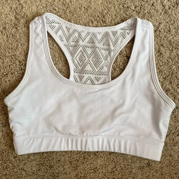 ZYIA Intimates Sleepwear Zyia White Bomber Bra Size Small